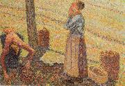 Camille Pissarro Detail of Pick  Apples France oil painting artist